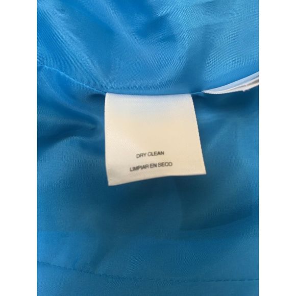 Evan Picone Blazer Women’s 10 Teal Blue Professional Suit Separates Jacket Lined - Picture 9 of 12